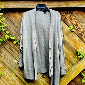 Torrid Grey Cárdigan